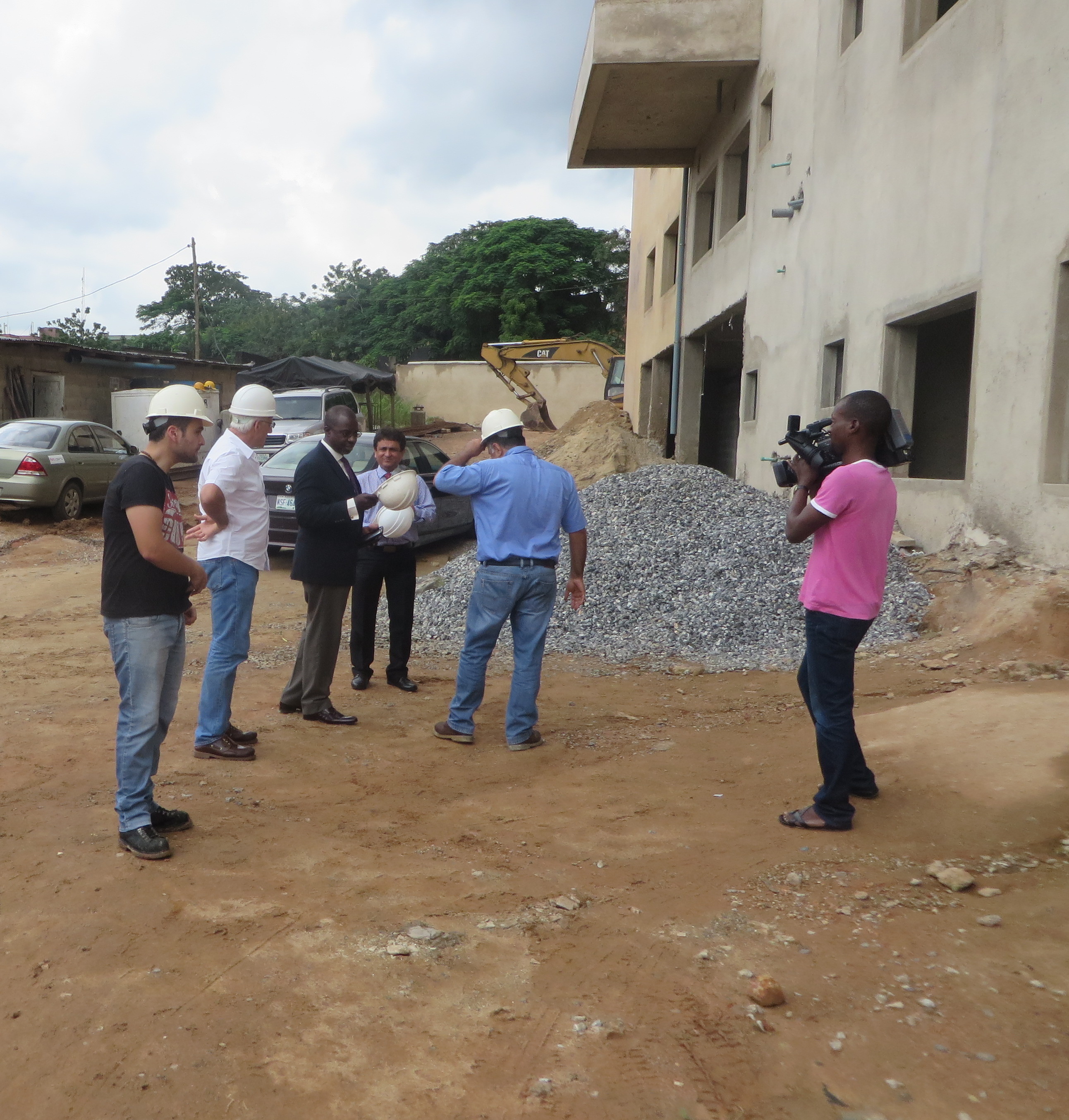 Construction of HS Media Group TV Studios